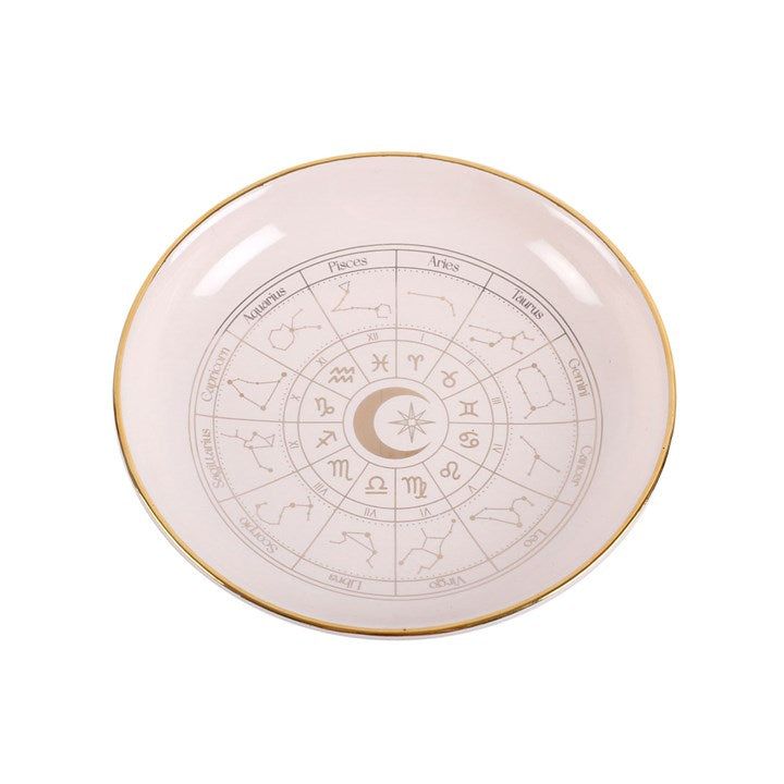 Off White Astrology Wheel Trinket Dish