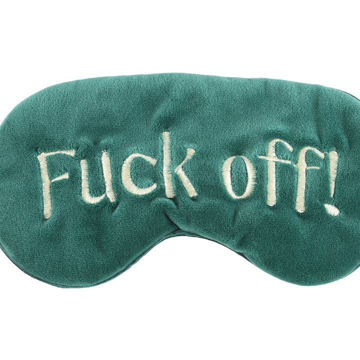 Sweary Velvet Sleep Mask