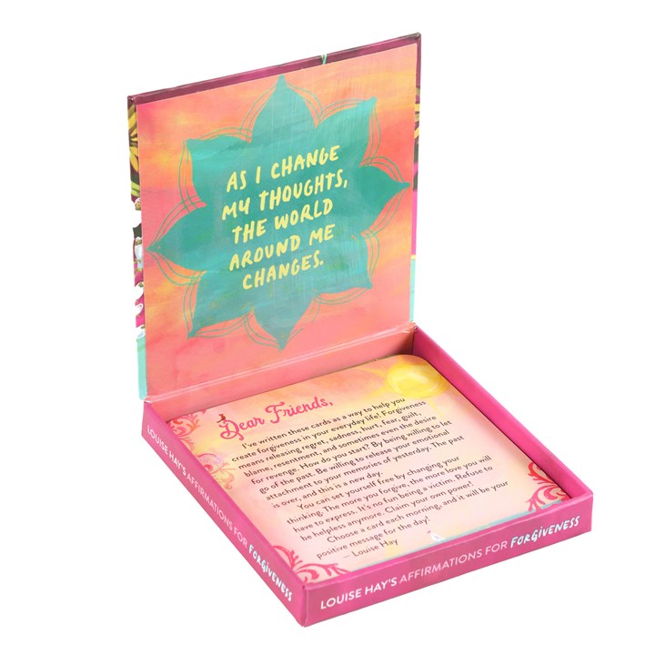 Louise Hay's Affirmations for Forgiveness Cards