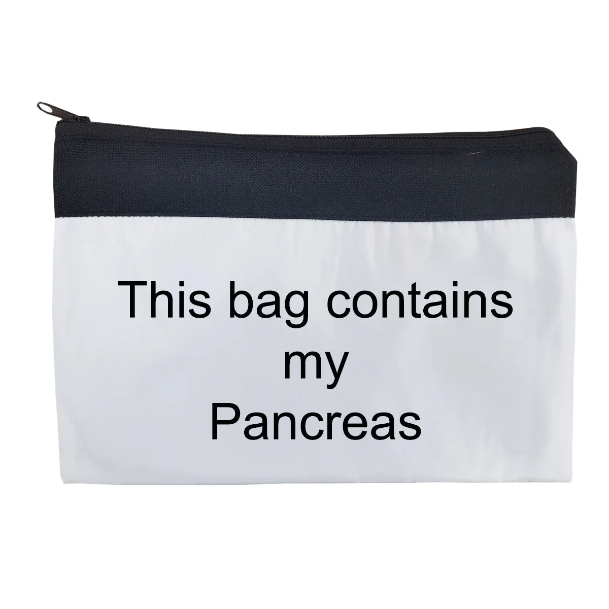 Personalised Diabetes  Travel Bag Pouch Pancreas