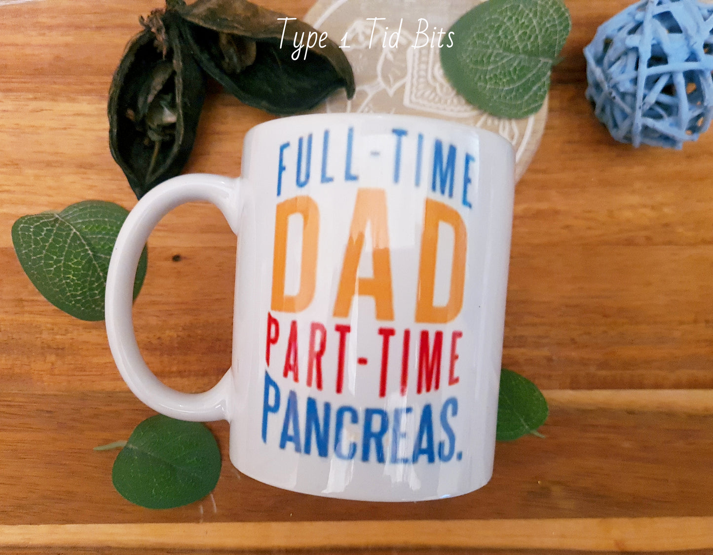 Personalised Diabetes Cup Mum Or Dad Parents Gift Parents of a Type 1 Diabetic