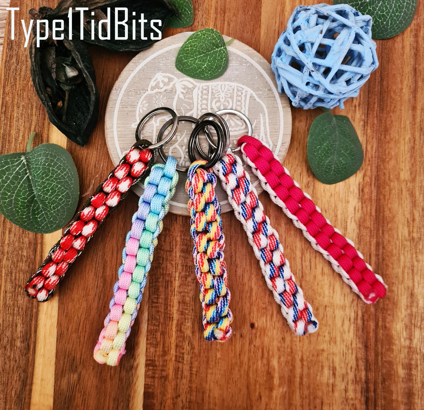 Paracord Keyring / Paracord Keyfob Block