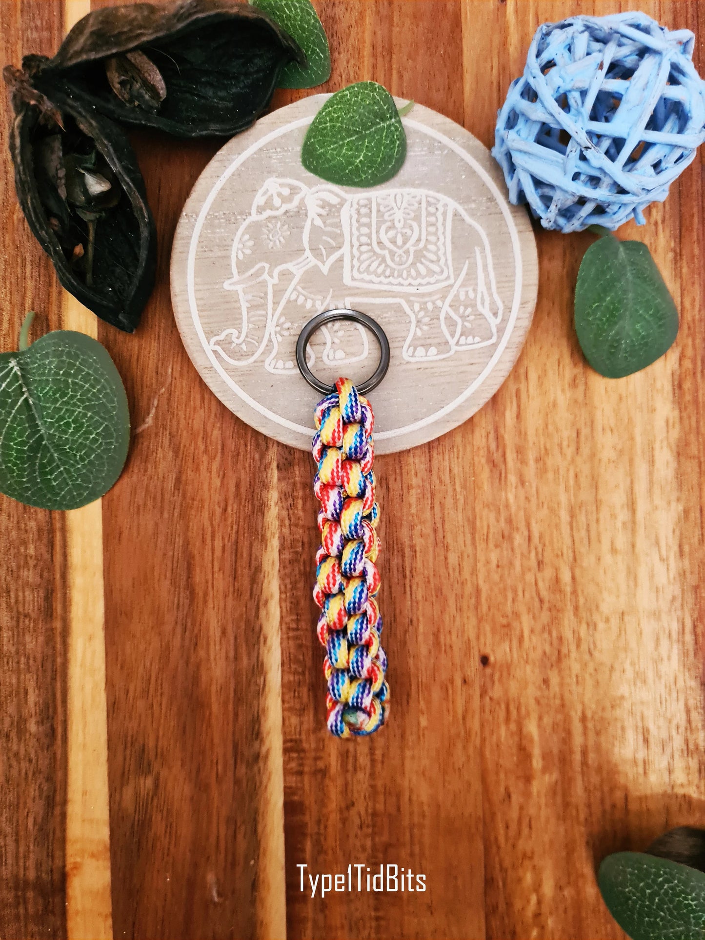 Paracord Keyring / Paracord Keyfob Block