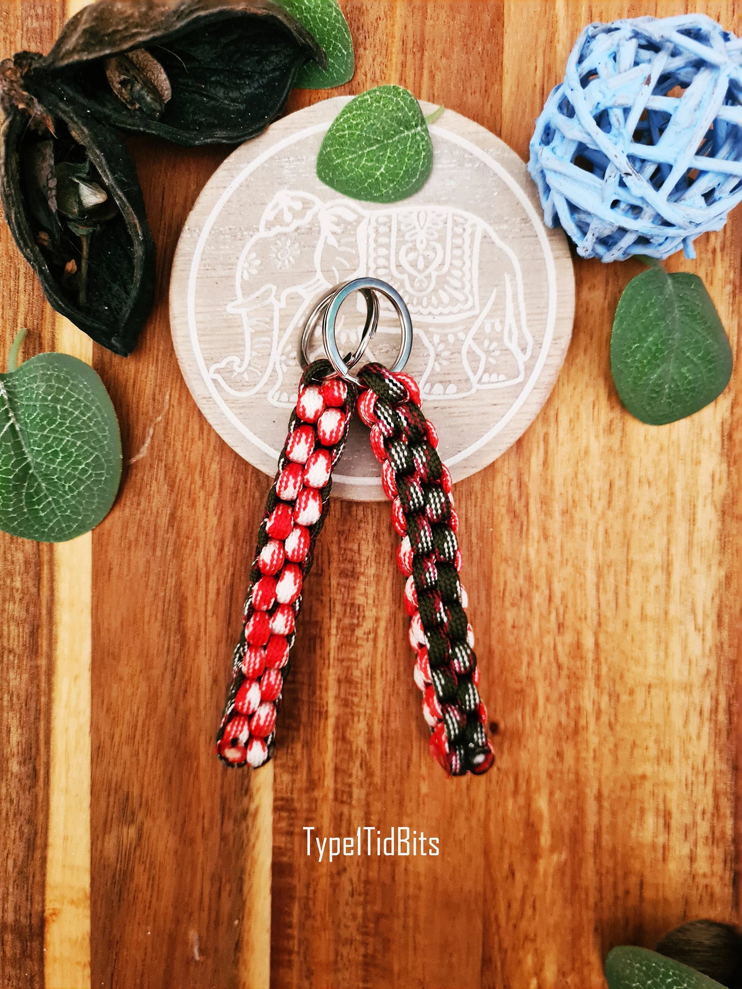 Paracord Keyring / Paracord Keyfob Block