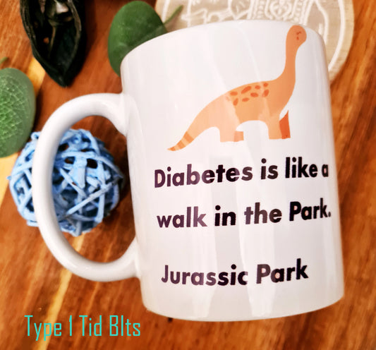 Jurassic Park Diabetic Personalised Cup