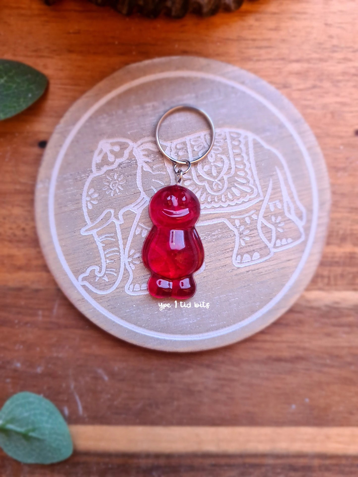 Jelly Baby Medical Alert Keyring