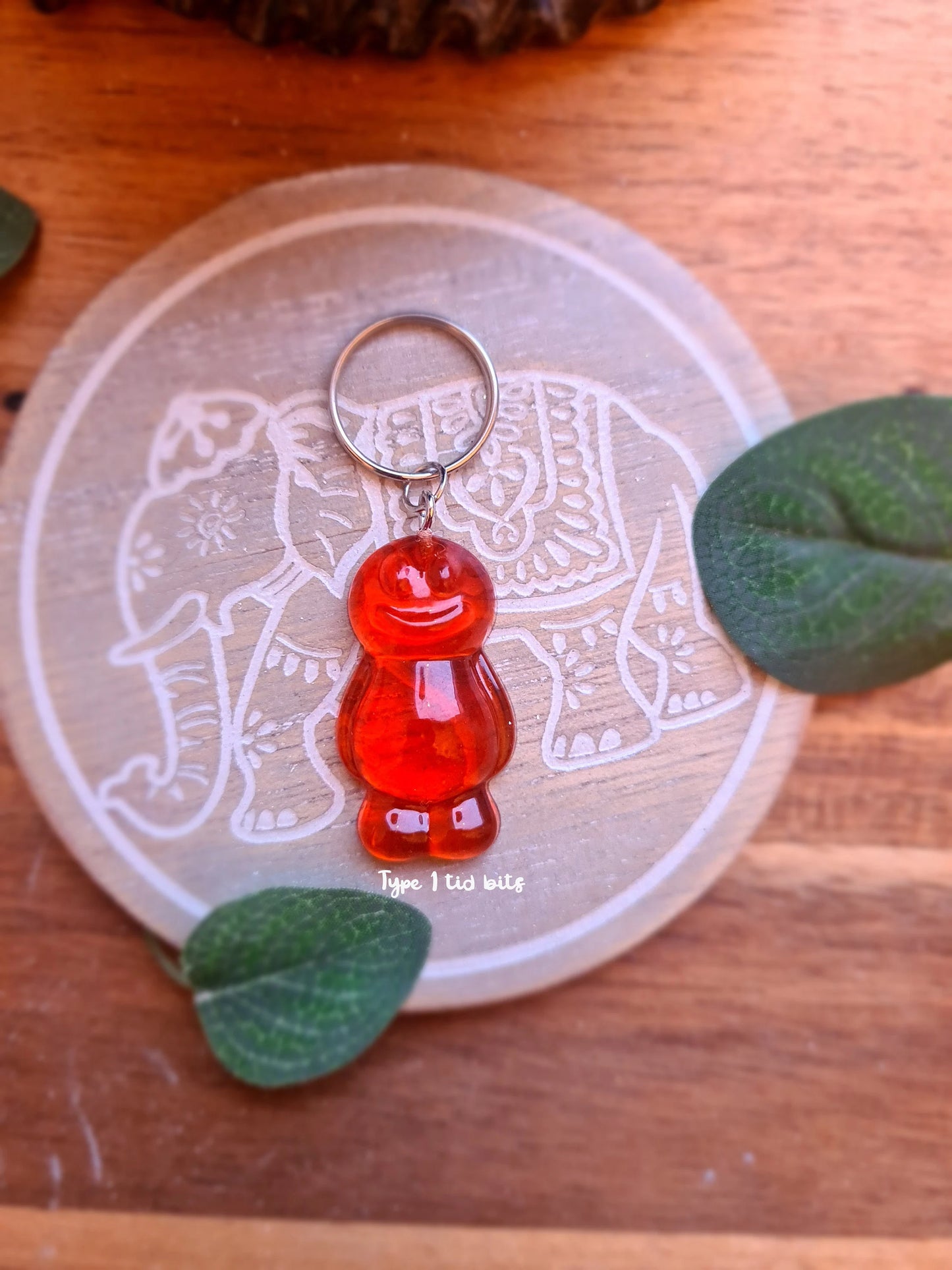 Jelly Baby Medical Alert Keyring