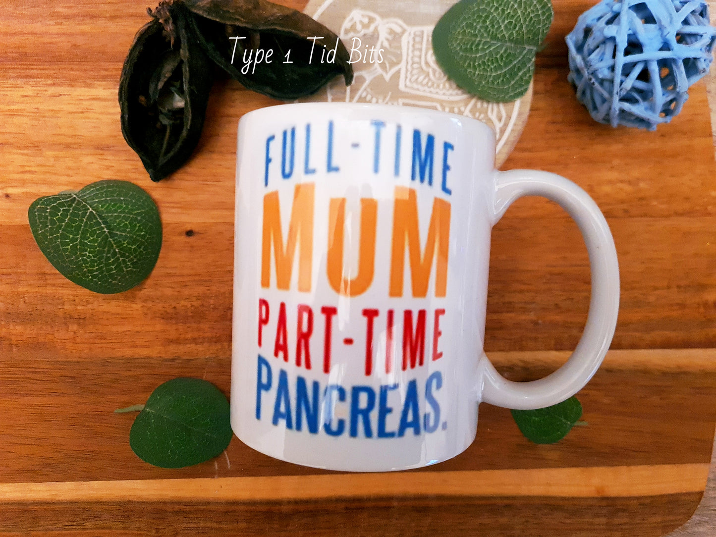 Personalised Diabetes Cup Mum Or Dad Parents Gift Parents of a Type 1 Diabetic