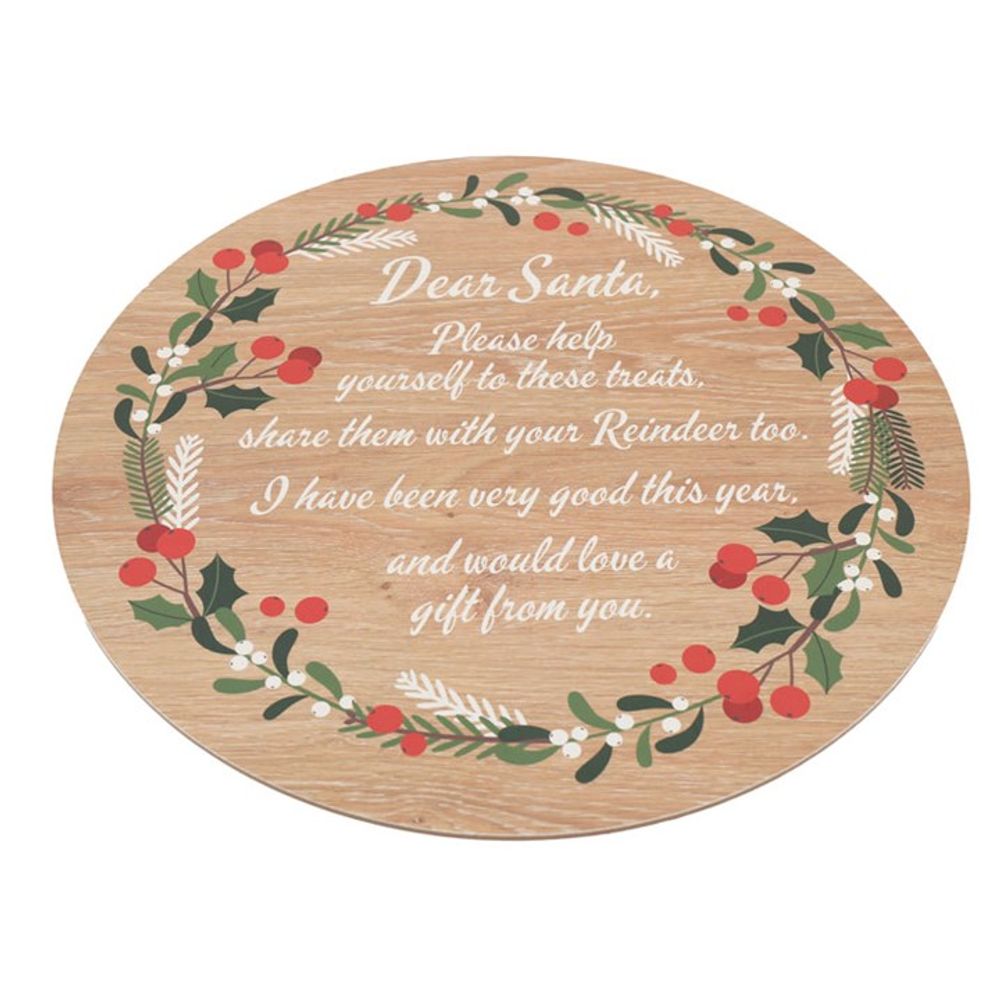 38cm Treats for Santa Serving Plate