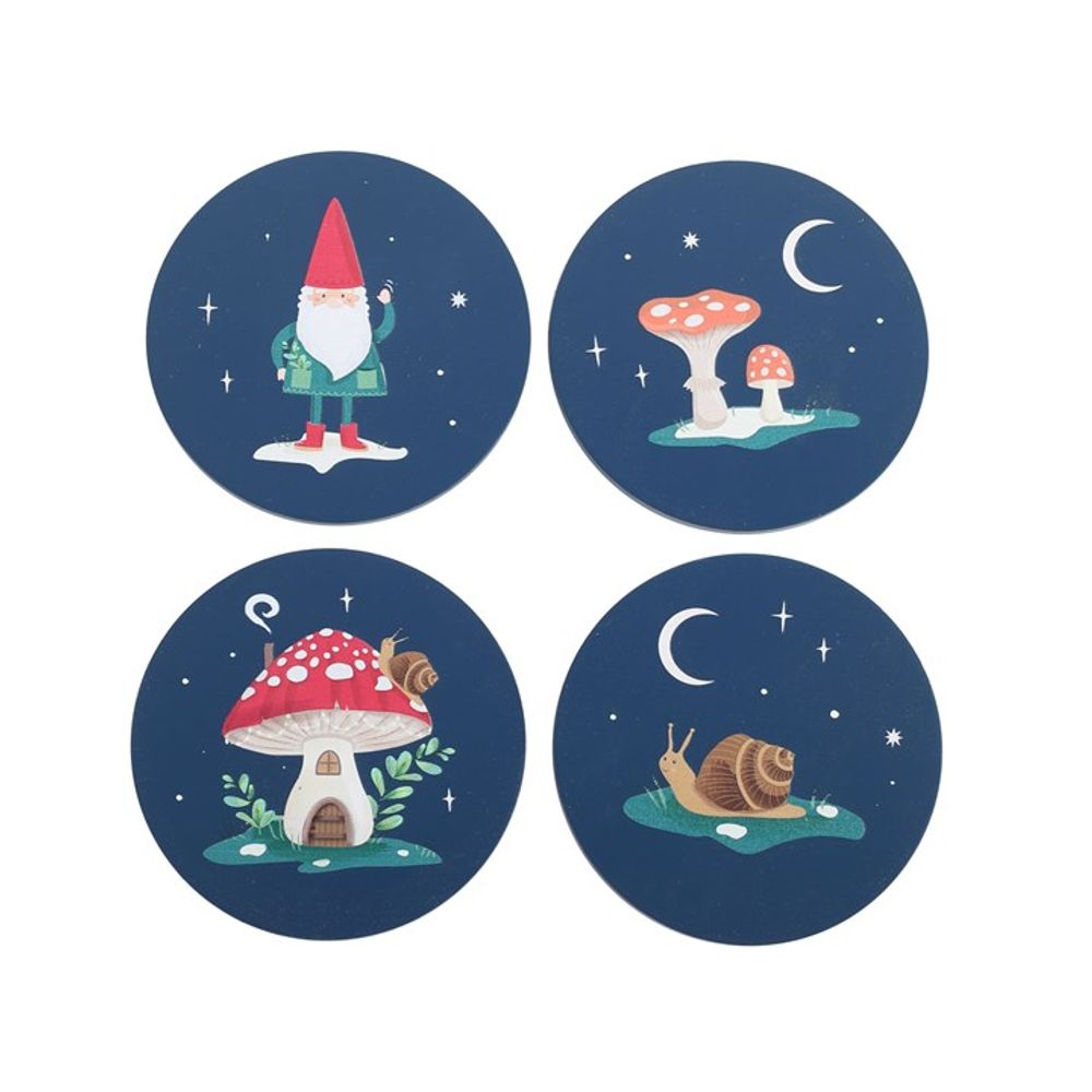 Gnome Sweet Gnome Coaster Set