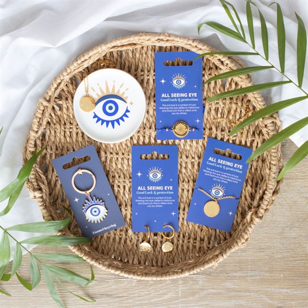 All Seeing Eye Necklace & Dish Gift Set