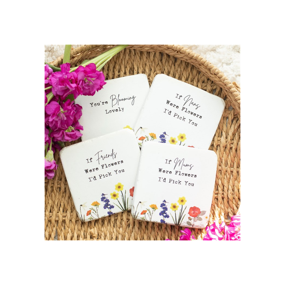 Set of 24 Wildflower Coasters