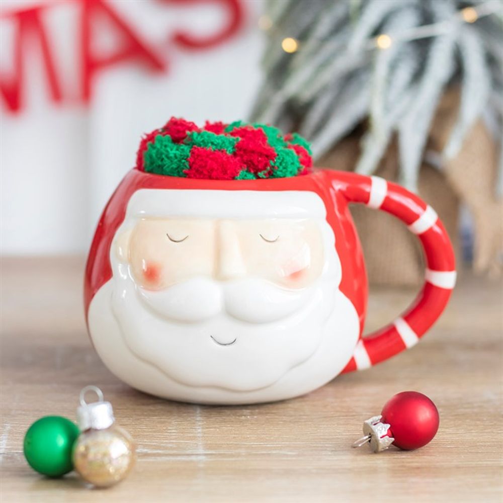 Santa Mug and Socks Set