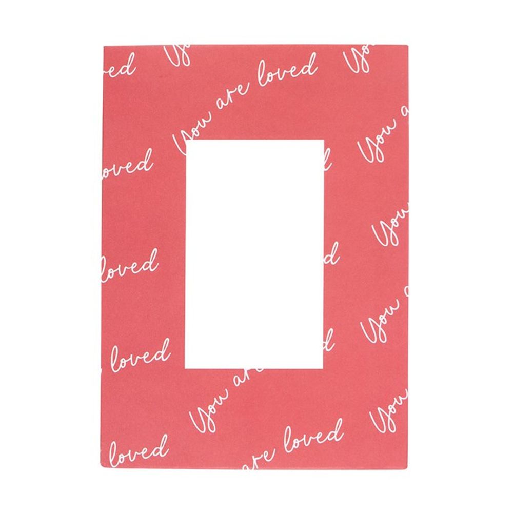 You Are Loved Heart Pendant Necklace Card