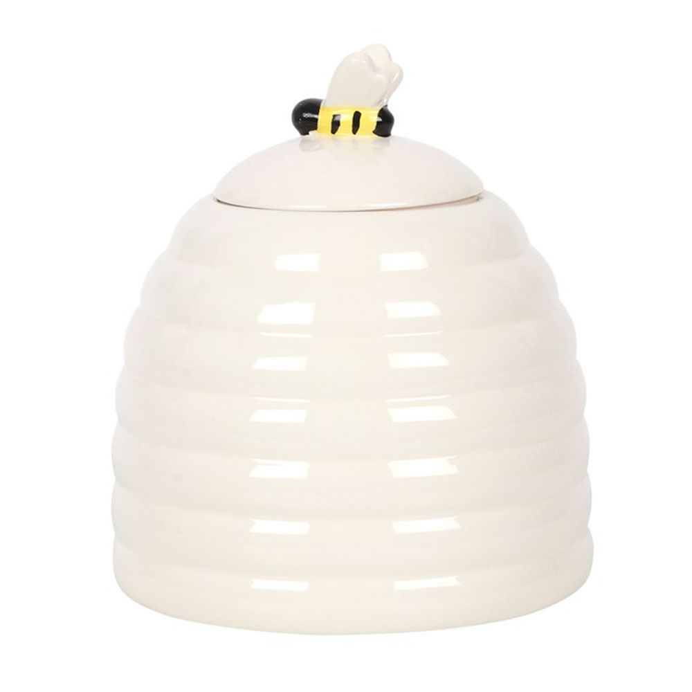 Bee Happy Ceramic Storage Jar