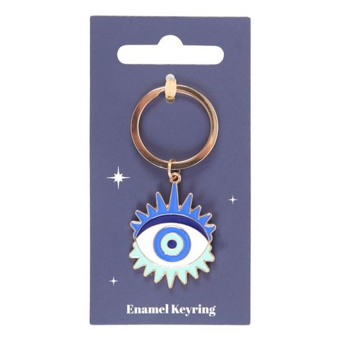 All Seeing Eye Metal Keyring