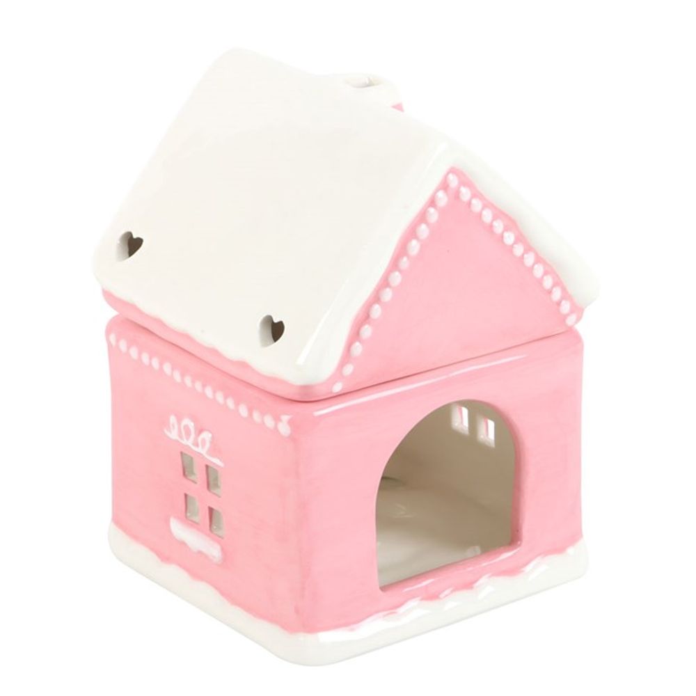 Pink Gingerbread House Oil Burner