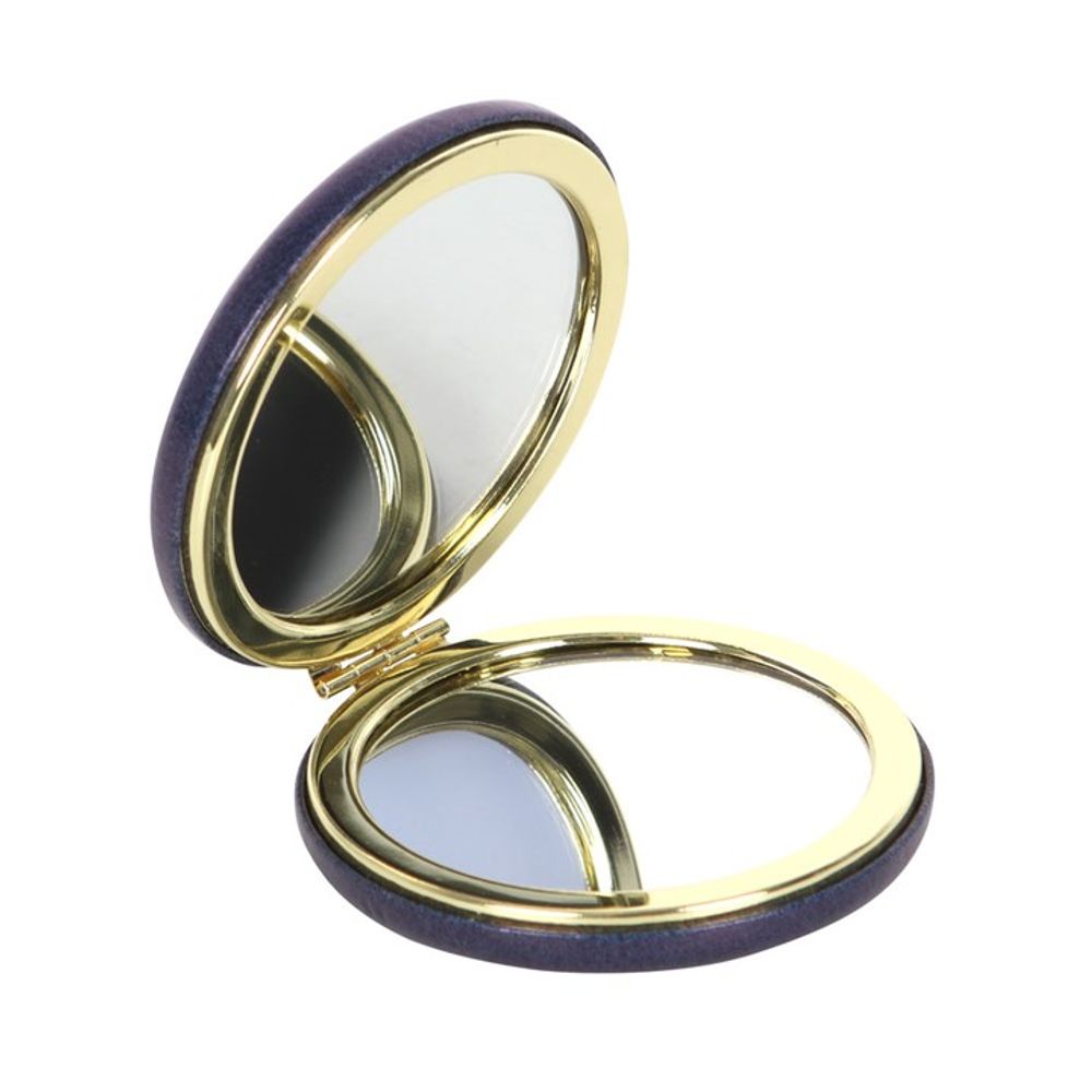 Navy Bee Compact Mirror