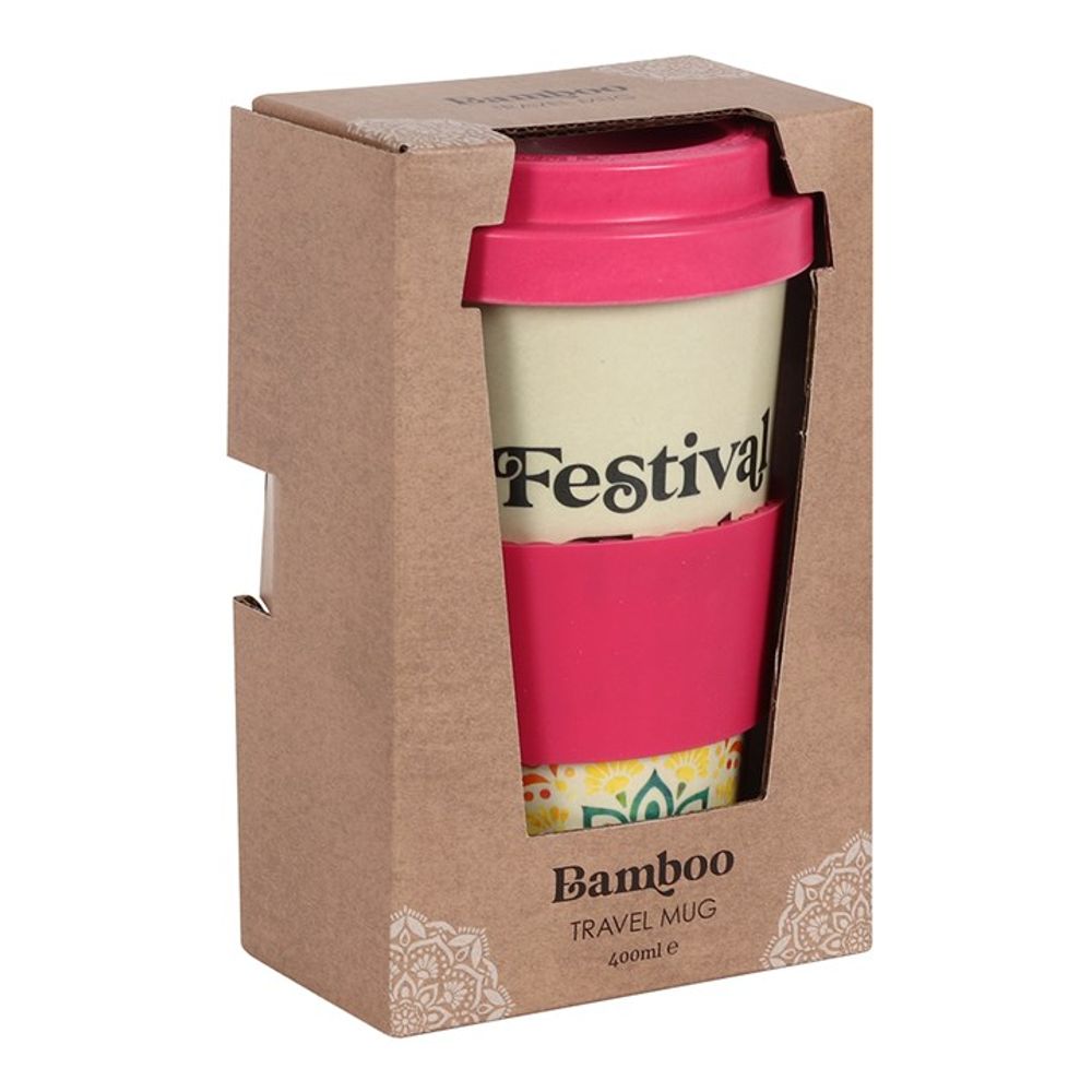 Festival Fuel Mandala Bamboo Eco Travel Mug