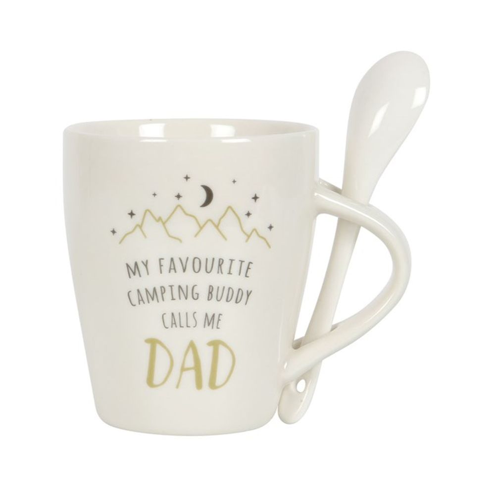 Dad Camping Buddy Mug and Spoon Set