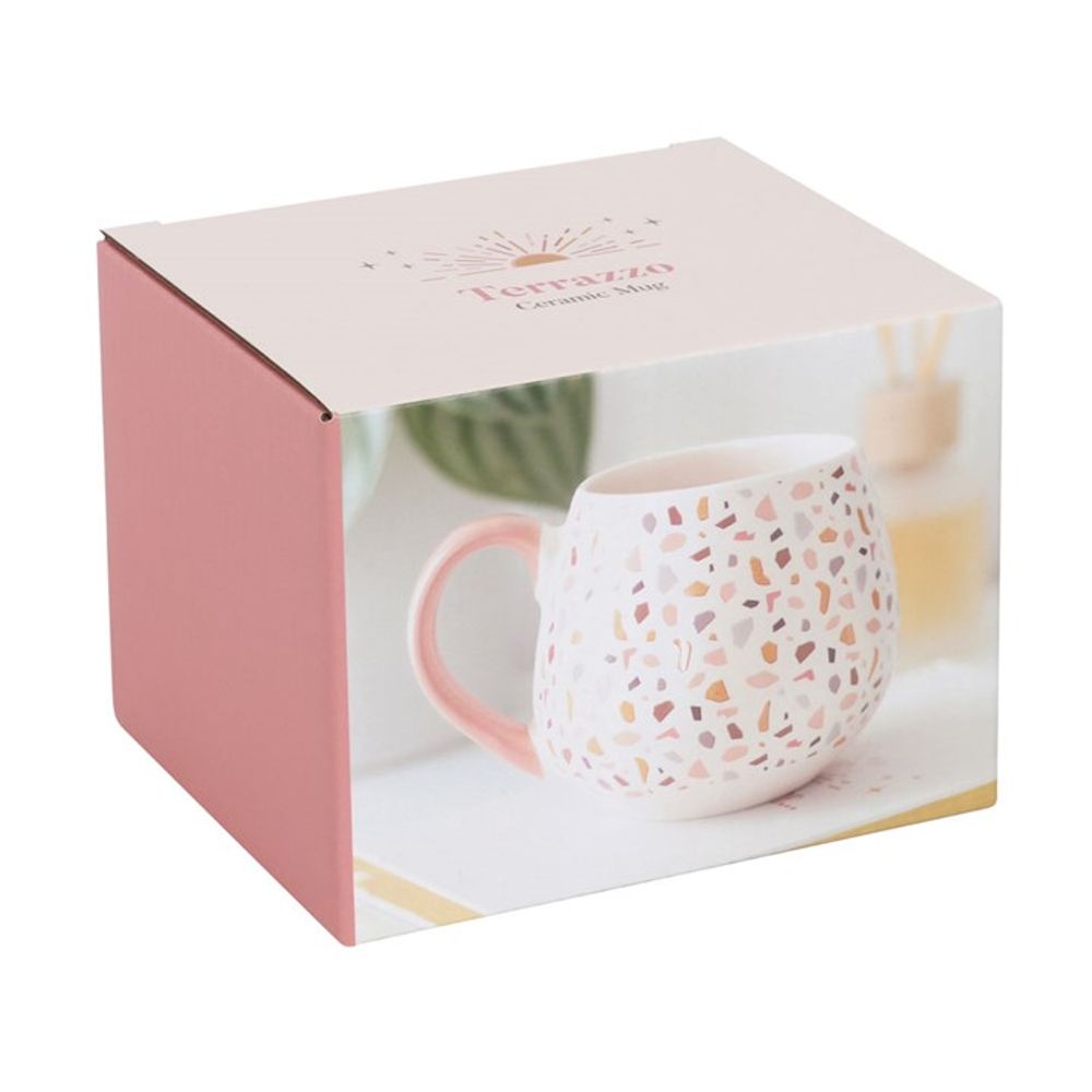 Terrazzo Print Rounded Mug