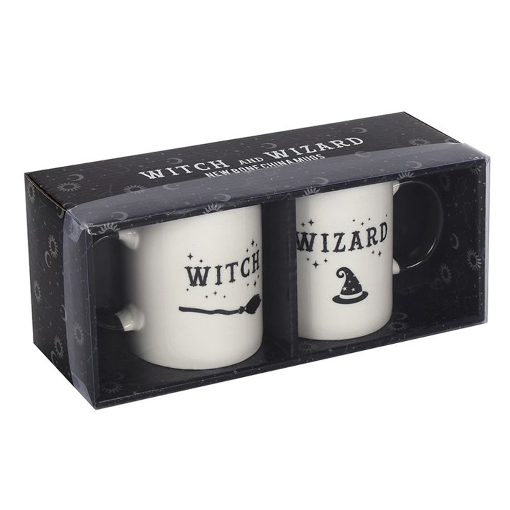 Witch and Wizard Mug Set