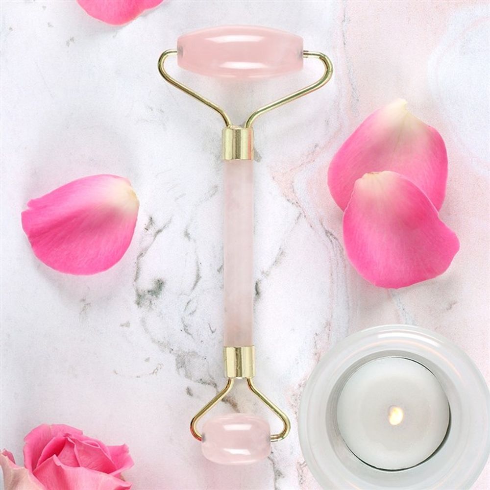 Rose Quartz Dual Ended Face Roller