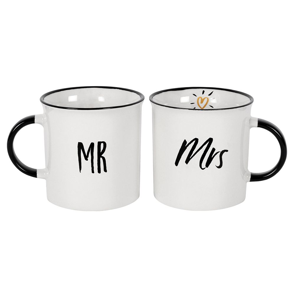 Mr and Mrs Mug Set