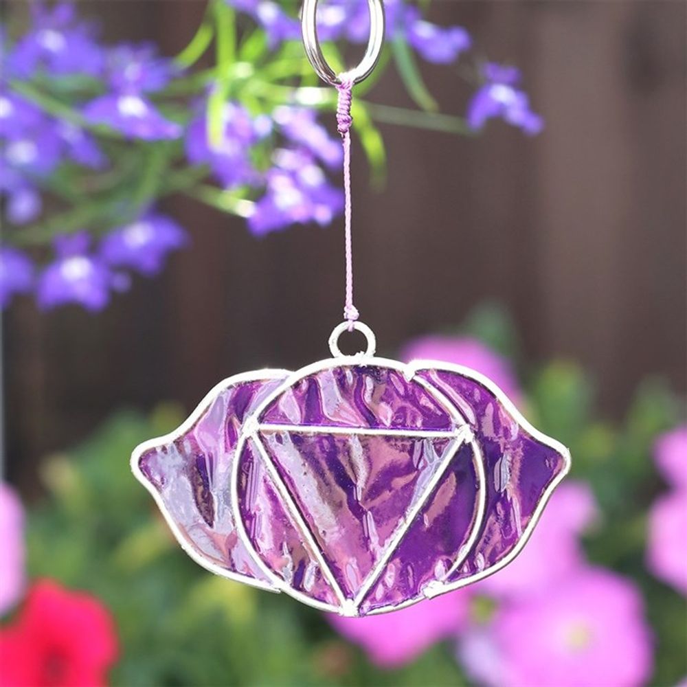 Third Eye Chakra Symbol Mini Suncatcher