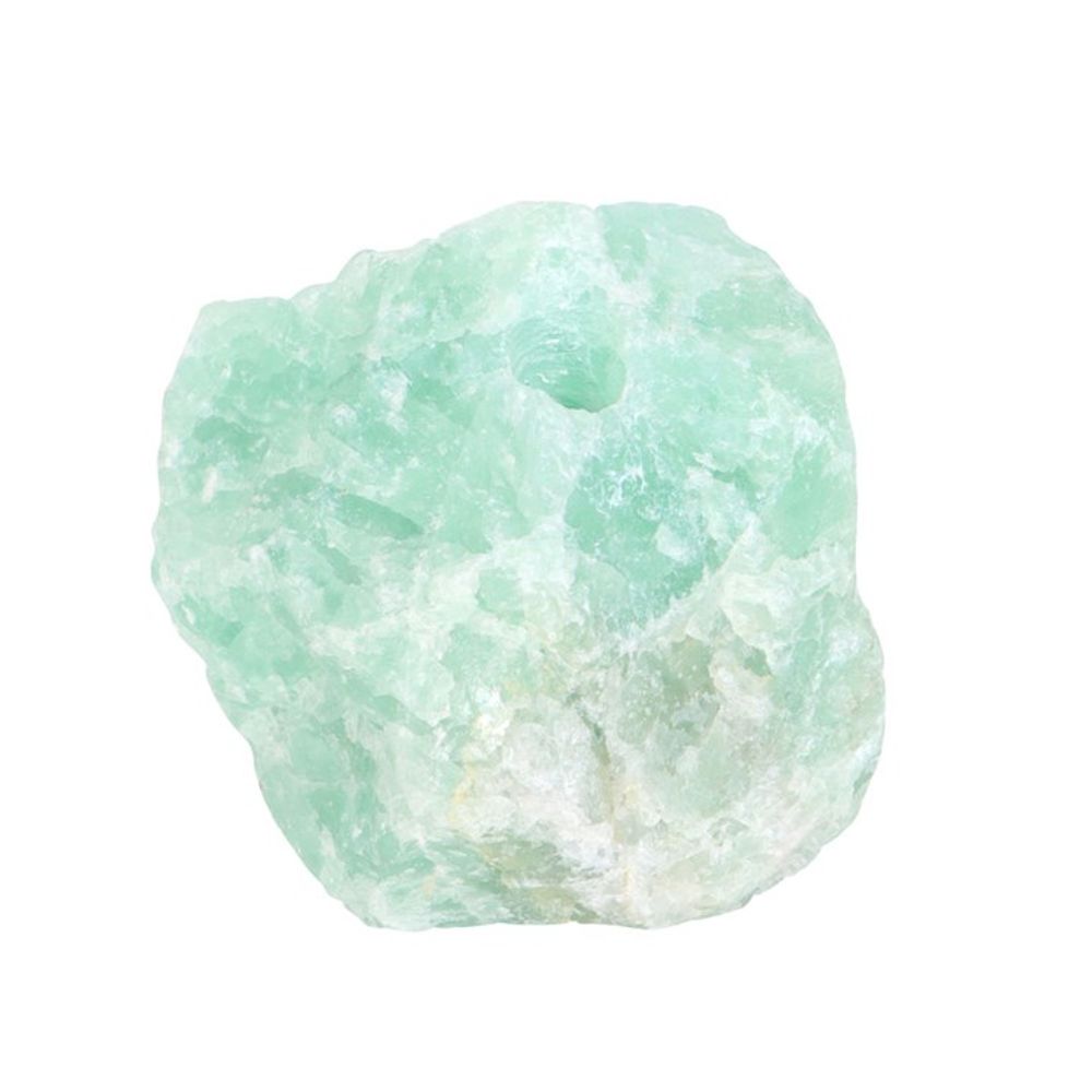 Green Fluorite Crystal Incense Stick Holder