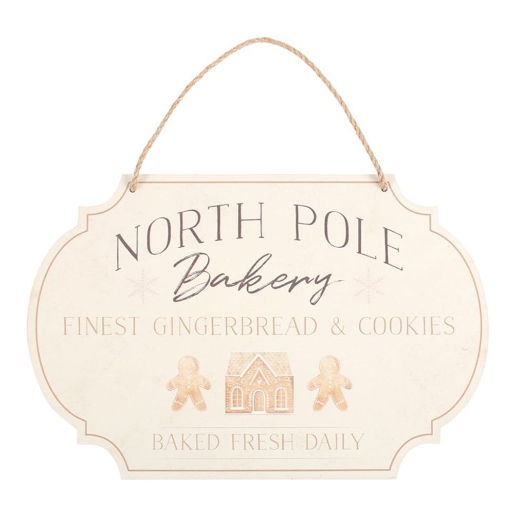 North Pole Bakery Hanging Sign