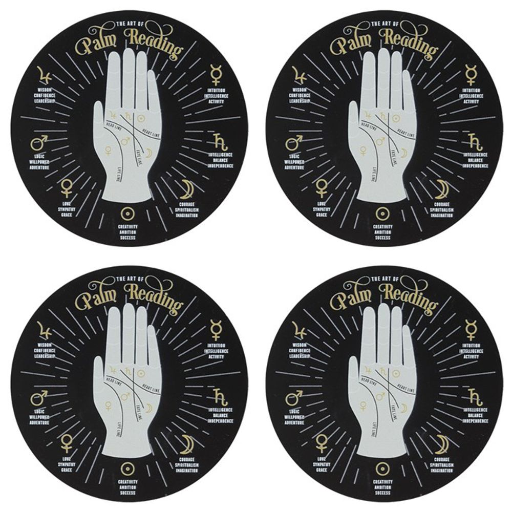 Palm Reading Coaster Set